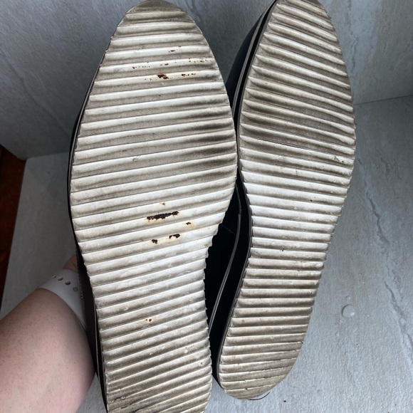 ** Karen Millen 37 6 black suede platform sneakers - Picture 7 of 8